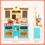 AIYAPLAY Speelkeuken Met Stromend Water, 85-delig Accessoire, Verzenden, Nieuw