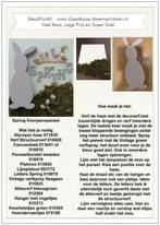 DIY Werkbeschrijving Spring Voorjaarspaneel, Ophalen of Verzenden, Nieuw