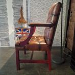 Gainsborough Fauteuil - Antiek Bruin, Huis en Inrichting, Nieuw, Leer