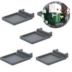 Kleur Wit Set 5x IKEA Skadis Beugel voor  BrickHeadz |, Nieuw