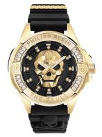 Philipp Plein PWNAA0122 The $kull Genderless horloge 41 mm, Overige merken, Staal, Verzenden, Polshorloge