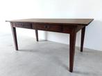Antieke boeren eettafel – massief mahonie hout, Antiek en Kunst, Antiek | Meubels | Tafels, Ophalen