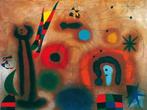 Kunstdruk Joan Miro - Libelle mit roten Flügeln 80x60cm, Huis en Inrichting, Verzenden, Nieuw