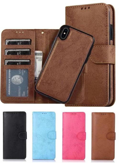 iPhone Xs Max Uitneembaar Magnetisch Bookcase Hoesje, Telecommunicatie, Mobiele telefoons | Hoesjes en Frontjes | Apple iPhone