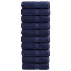 vidaXL Gastendoekjes SOLUND 10 st 600 g/m² 30x50 cm, Verzenden, Nieuw, Blauw