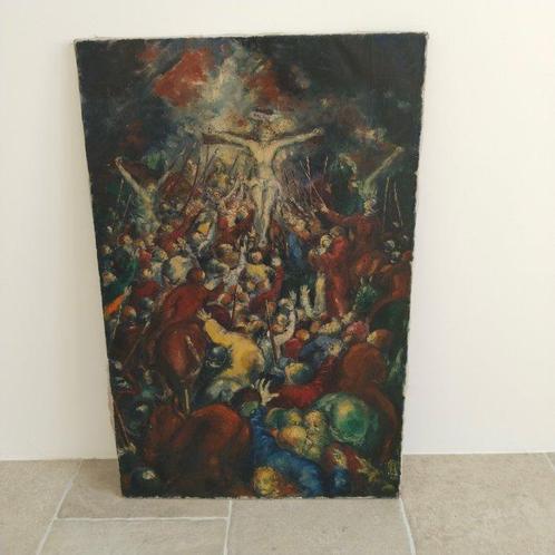 Günther Heinz (1927-1992) - Kreuzigung, Antiek en Kunst, Kunst | Schilderijen | Klassiek