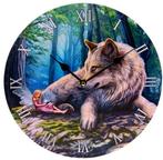 Wandklok - Wolf met Elf Klok - Fairy, Ophalen of Verzenden, Nieuw
