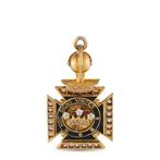 Bedelarmband - 14 karaat Geel goud, 14K geelgouden hanger