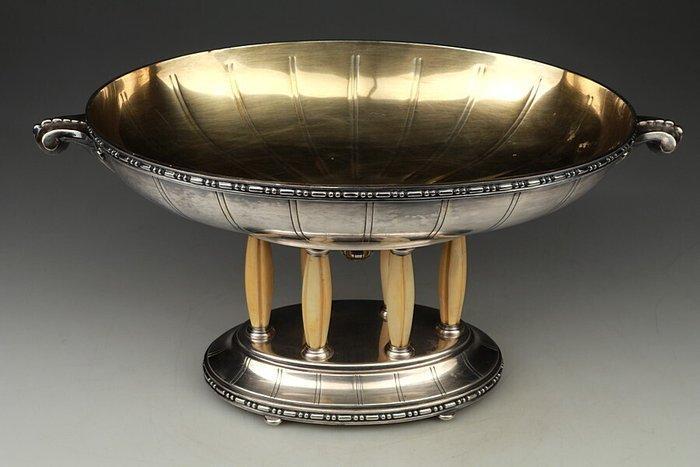 Jardinière - Verzilverd, Antiek en Kunst, Kunst | Designobjecten