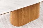 Design Eettafel UNIEK 200cm Wit Eiken Keramiek Marmeren, Huis en Inrichting, Ophalen of Verzenden, Nieuw