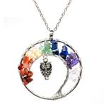 Fako Bijoux® - Ketting - Chakra Reiki - Boom Met Uiltje XL -, Verzenden, Nieuw