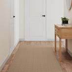 vidaXL Tapijtloper 80x250 cm sisal-look zandkleurig, Huis en Inrichting, Stoffering | Tapijten en Kleden, Verzenden, Nieuw, Bruin