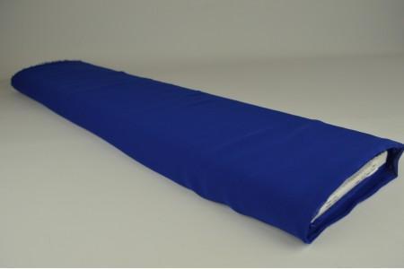 Donkerblauw chiffon stof  - 15 of 50 meter rol, Hobby en Vrije tijd, Stoffen en Lappen, 120 cm of meer, 200 cm of meer, Blauw