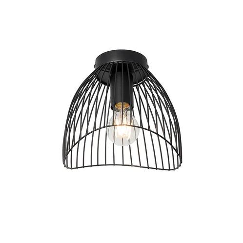 Design plafondlamp zwart draad 20cm - Pua, Huis en Inrichting, Lampen | Plafondlampen, Nieuw, Overige materialen