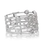 Armband - 14 karaat Witgoud - 8.22ct. tw. Diamant, Sieraden, Tassen en Uiterlijk, Armbanden, Nieuw