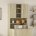 vidaXL Wasmachinekast 70,5x24x90 cm sonoma eikenkleurig, Witgoed en Apparatuur, Verzenden, Nieuw