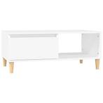 VidaXl salontafel, wit, 90 x 50 x 36,5 cm, Diversen, Ophalen, Nieuw