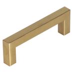 Meubelgreep vierkant 12x12x96 mm - mat goud, Doe-het-zelf en Verbouw, Hang- en Sluitwerk, Verzenden, Nieuw
