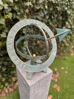 Bronzen Zonnewijzer Ring - 42x40x50cm - 6.3Kg, Tuin en Terras, Zonnewijzers, Nieuw, Verzenden