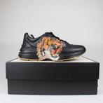 Gucci - Gucci Rhyton Leather Sneakers with Tiger Motif -, Kleding | Heren, Schoenen, Nieuw