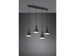 RL LIVE YOUR LIGHT Enzo - Hanglamp - 4 lichtpunten - Zwart, Huis en Inrichting, Verzenden, Nieuw