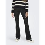 Only Imitatieleren broek ONLBLUSH MID WAIST FLARED, Kleding | Dames, Broeken en Pantalons, Verzenden, Nieuw