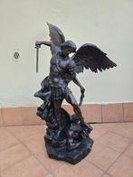 sculptuur, San Michele Arcangelo - 73 cm - Gepatineerd brons