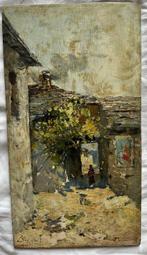 Lorenzo Gignous (1862-1958) - Paesaggio Estivo, Antiek en Kunst