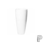 Plantenbak Dax - Glanzend wit Ø37 x (H)80 cm - Ø37 x (H)80 c, Ophalen of Verzenden