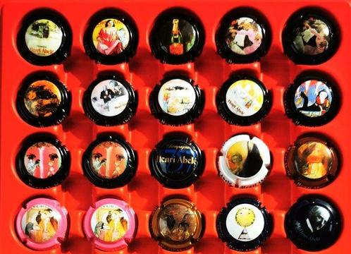 Collectie champagnecapsules - abele henri en clouet andré, Antiek en Kunst, Antiek | Speelgoed