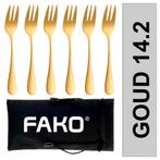 Fako Bijoux® - Gebaksvork / Dessertvork Classic - Vorkjes -, Huis en Inrichting, Verzenden, Nieuw