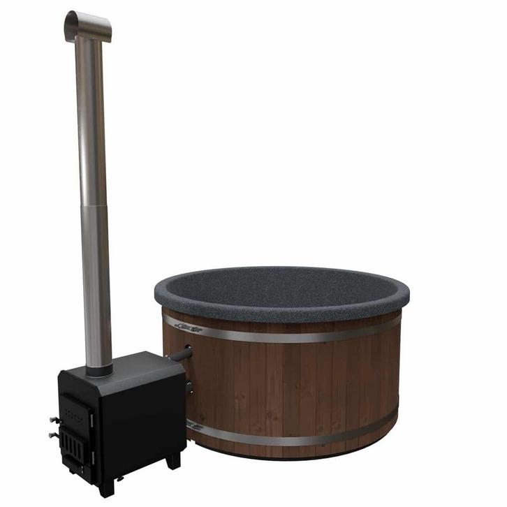 Hottub Welltub 200cm. 45kW externe Turbo kachel (5-6 pers.), Tuin en Terras, Zwembaden, Minder dan 200 cm, Rond, Nieuw, Overige typen