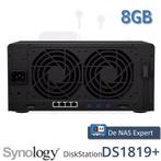 Synology DiskStation DS1819+ 8GB refurbished, Computers en Software, NAS, Ophalen of Verzenden, Refurbished