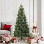 vidaXL Kunstmatige Inklapbare Kerstboom Groen 180 cm PVC, PE, Verzenden, Nieuw