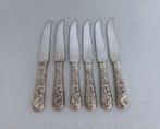 Chinese Export - Set of 6 dessert knives - Fruitmes - .900