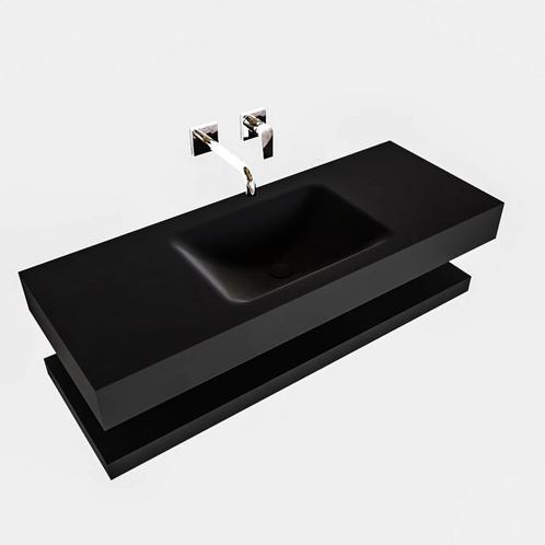 Badkamermeubel AQS Ibiza 120 cm met Planchet Solid Surface, Huis en Inrichting, Badkamer | Badkamermeubels, Ophalen of Verzenden