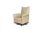 Fauteuil Viola - fauteuils - Beige, Huis en Inrichting, Stoelen, Nieuw, Leer
