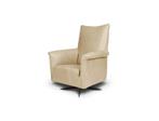 Fauteuil Viola - fauteuils - Beige, Huis en Inrichting, Nieuw, Leer