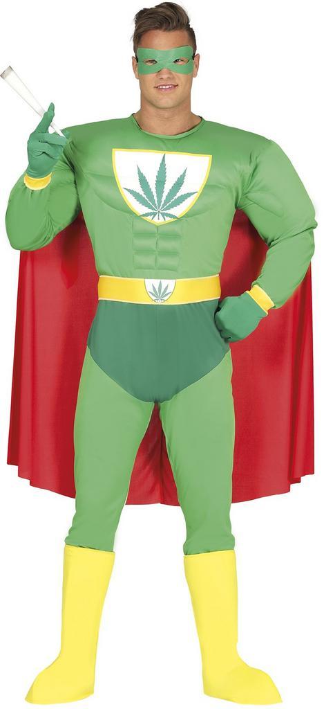 Marijuana Kostuum Heren, Kleding | Heren, Carnavalskleding en Feestkleding, Nieuw, Verzenden