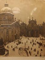 Richard Teschner (1879-1948) - Prag im Winter um 1910, Antiek en Kunst