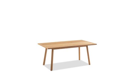 Niehoff Ann Eettafel massief teakhout natuur - Bruin, Tuin en Terras, Tuintafels, Ophalen of Verzenden