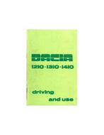 1984 DACIA 1210 1310 1410 INSTRUCTIEBOEKJE ENGELS, Auto diversen, Handleidingen en Instructieboekjes