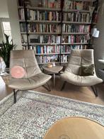 HEdesign - Fauteuil (2) - Leder, Staal - Design fauteuil, Antiek en Kunst