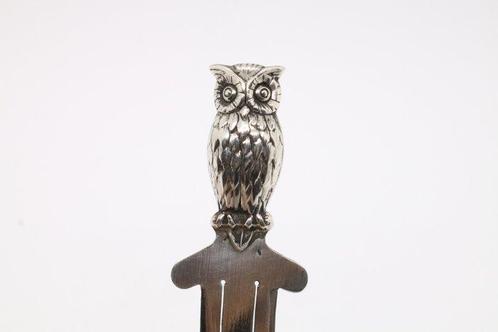 Figuur - Owl Bookmark - .833 zilver, Antiek en Kunst, Antiek | Goud en Zilver