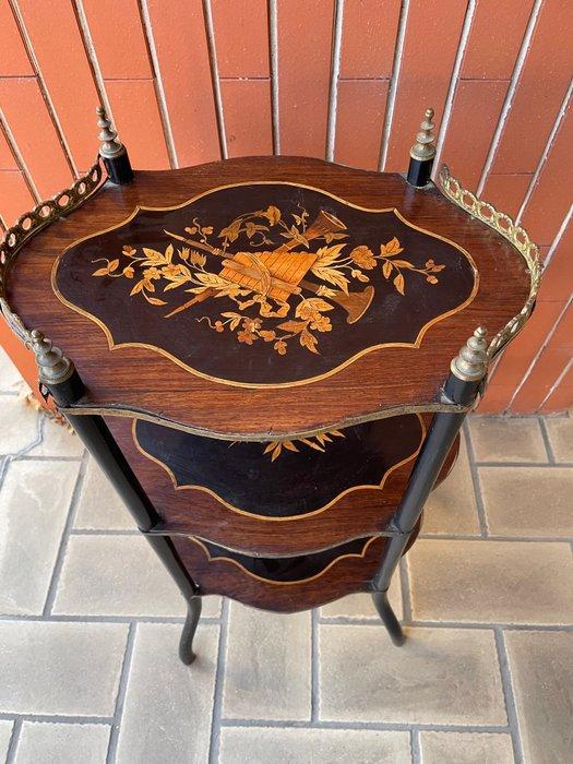 Étagère - Palissander, Walnoot - Napoleon III bijzettafel, Antiek en Kunst, Antiek | Overige Antiek