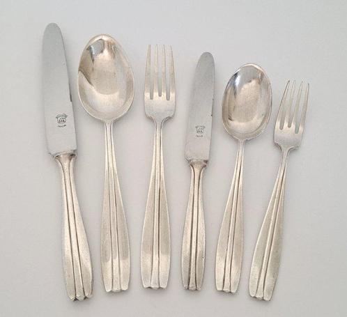 Wellner patent 90 - Bestekset (48) - 8 persoons Art Deco, Antiek en Kunst, Kunst | Designobjecten