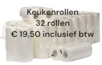 Keukenrol 2-laags 32 rollen beschikbaar voor biedingen