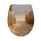 Toiletzitting Cedo Beach Path Softclose Bruin, Ophalen of Verzenden, Nieuw, Overige typen