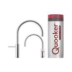 €1125 QUOOKER PRO3 NORDIC ROUND TWINTAP CHROOM - 3NRCHRTT, Huis en Inrichting, Keuken | Keukenbenodigdheden, Ophalen of Verzenden