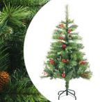 vidaXL Kunstkerstboom met scharnieren dennenappels en bessen, Diversen, Verzenden, Nieuw